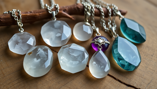 Enchanting Nature: Discover the Unique Beauty of Mystic Quartz and Bird Branch Jewelry Creations