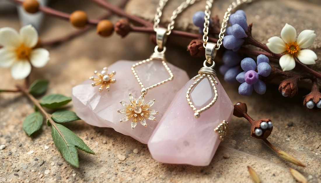 Whispers of the Wild: Exploring Nature-Inspired Designs in Mystic Quartz and Botanical Jewelry