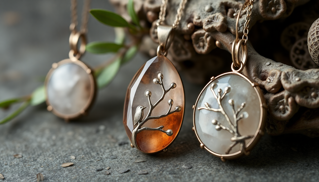 Enchanting Nature-Inspired Jewelry: The Allure of Mystic Quartz, Bird Branch Necklaces, and More