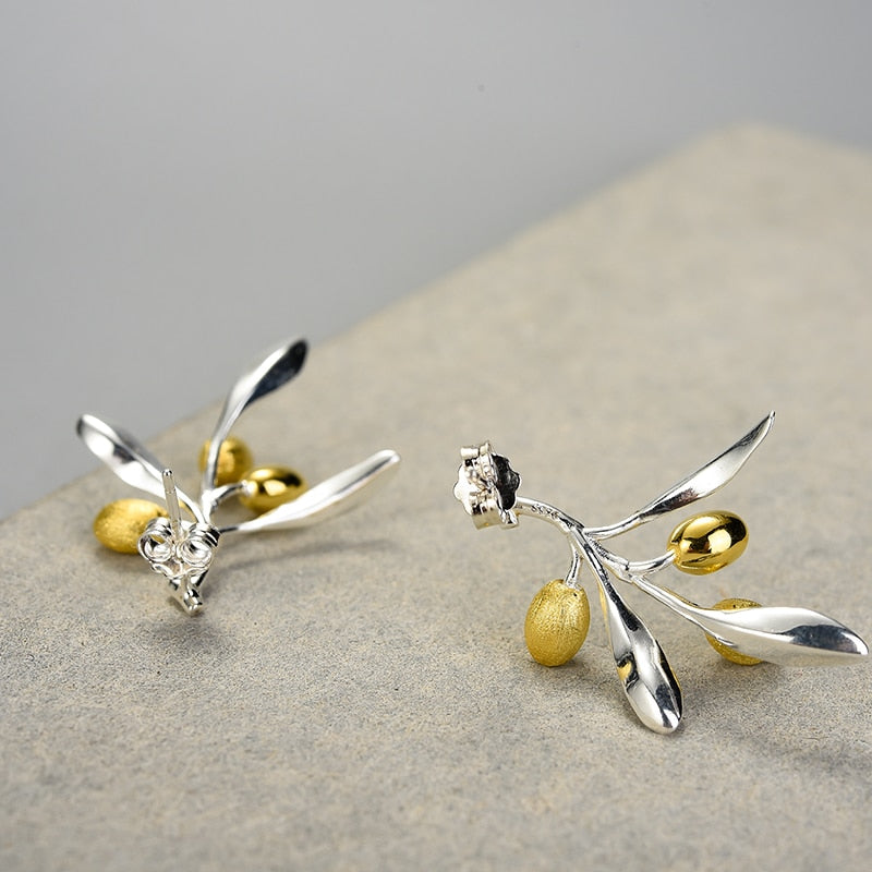 Olive Branch | Sterling Silver | 18K Gold | Jewelry Set