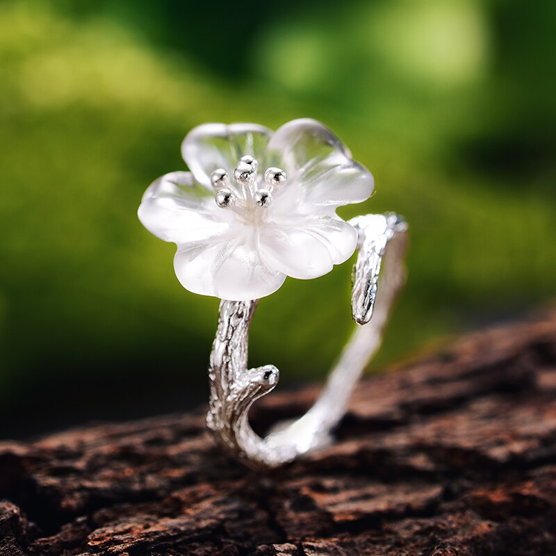 Cherry Blossom | Crystal Quartz | Sterling Silver | Jewelry Set