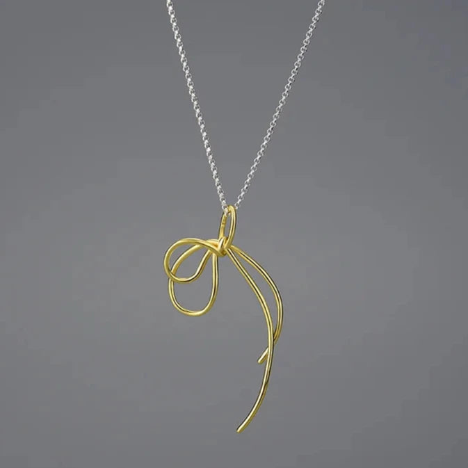 Lucky Knot | Sterling Silver | 18K Gold | Pendant