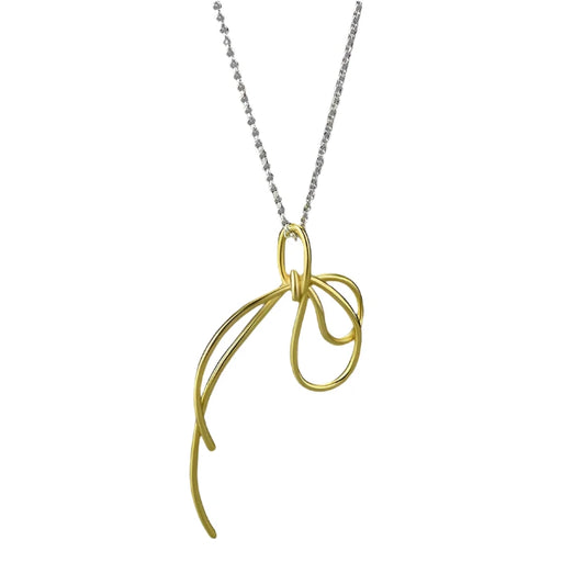 Lucky Knot | Sterling Silver | 18K Gold | Pendant