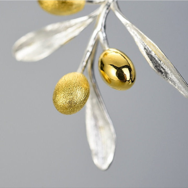 Olive Branch | Sterling Silver | 18K Gold | Jewelry Set