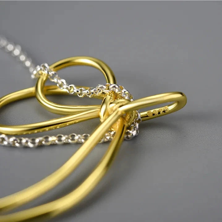 Lucky Knot | Sterling Silver | 18K Gold | Pendant