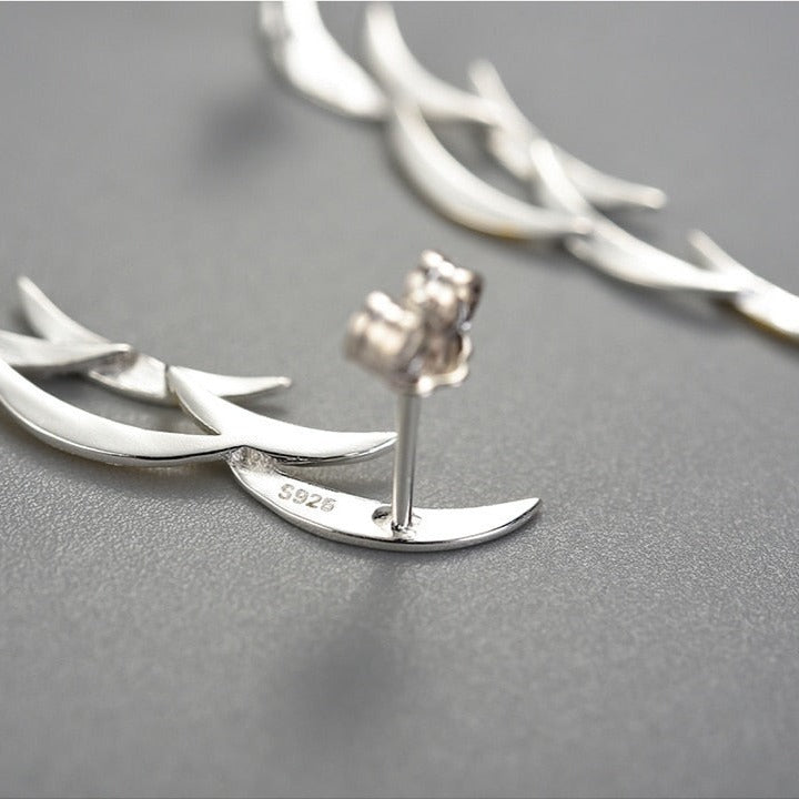 Crescent Moon Cluster | Sterling Silver | 18K Gold | Jewelry Set