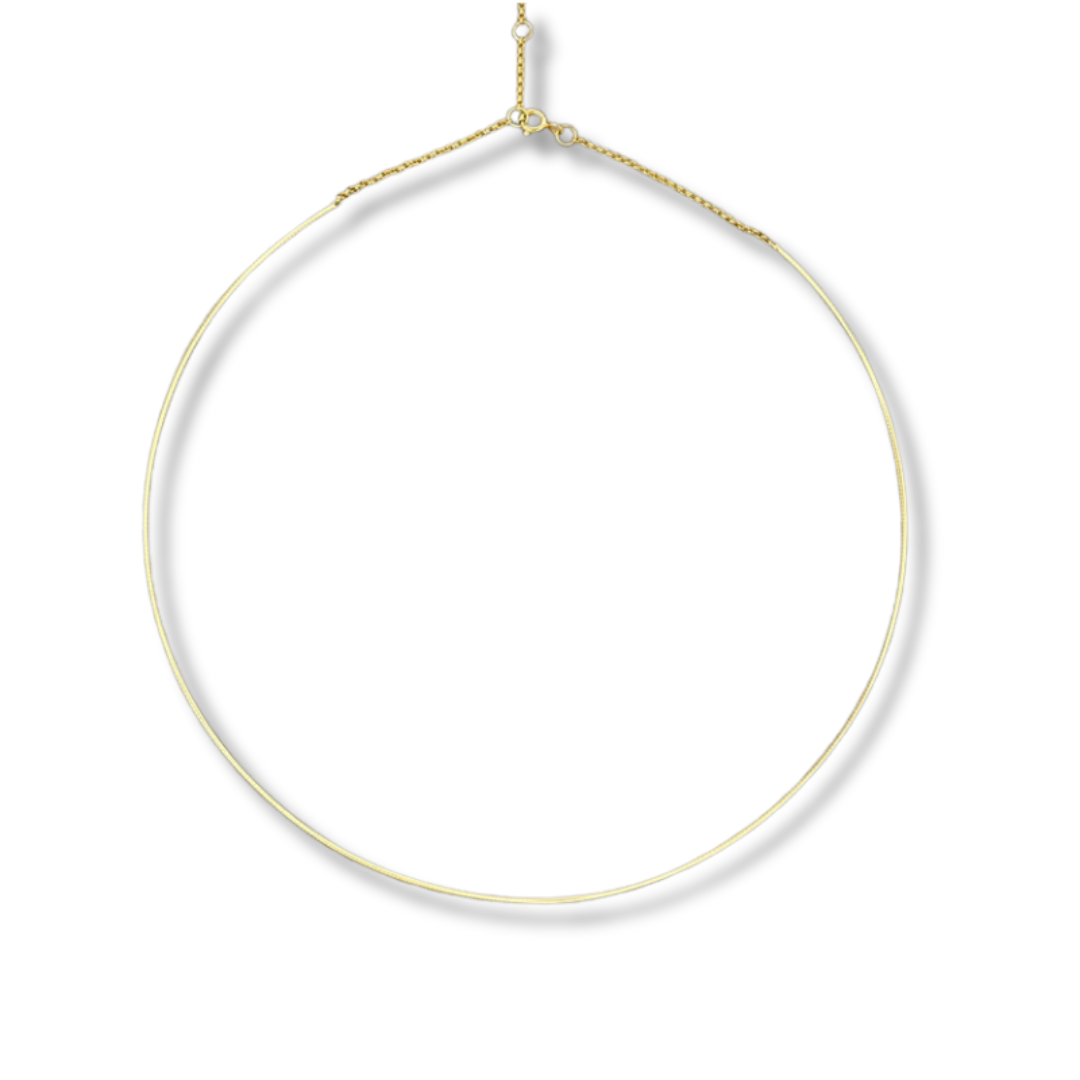 Wire Chain Necklace for Pendants | Sterling Silver | 18K Gold